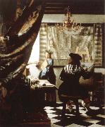 Jan Vermeer the artist s studio Germany oil painting artist